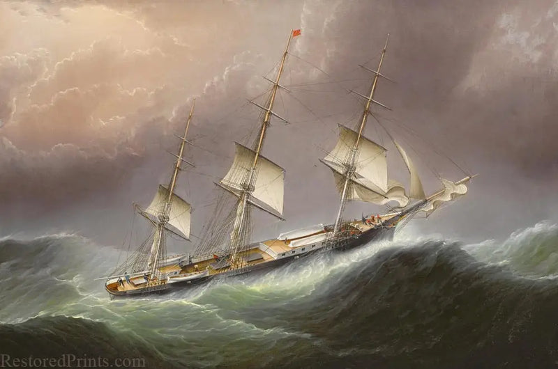 Lentävä pilvi huonon sään aikana - James E. Buttersworth