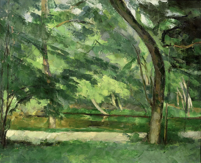 Siskojen lampi Osnyssä, lähellä Pontoisea - Paul Cézanne