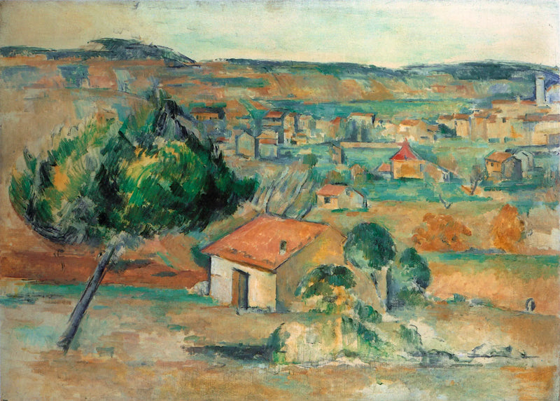 Gardanne Claousta nähtynä - Paul Cézanne