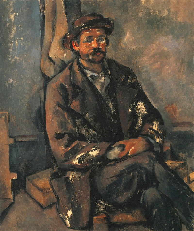 Istuva maanviljelijä - Paul Cézanne