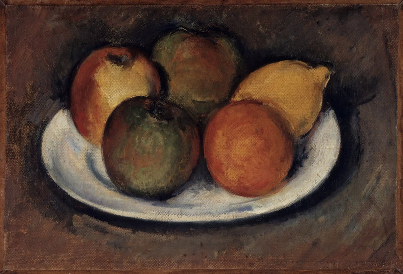 Omenat, appelsiini ja sitruuna - Paul Cézanne