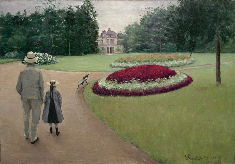 Caillebotten omaisuuden puisto Yerresissä - Gustave Caillebotte