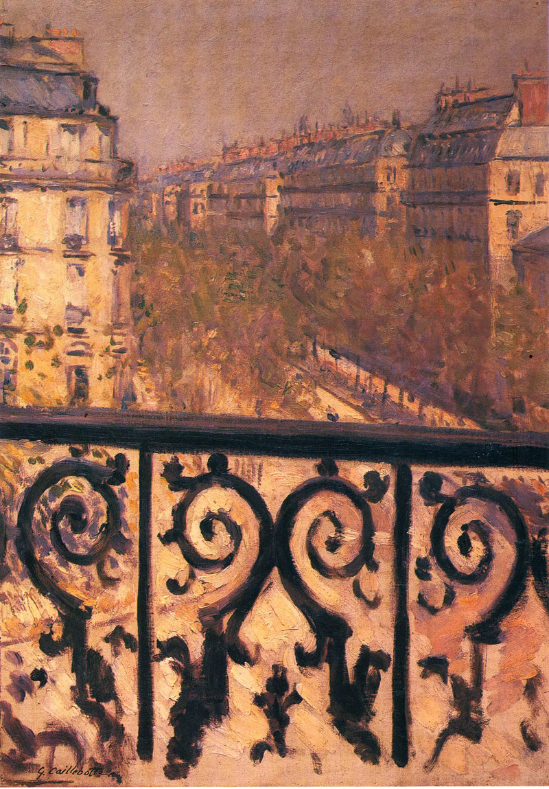Parveke Pariisissa - Gustave Caillebotte