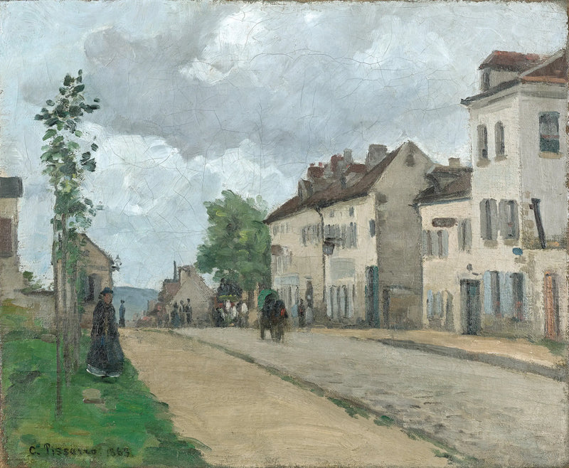 Gisorsin katu Pontoisessa - Camille Pissarro