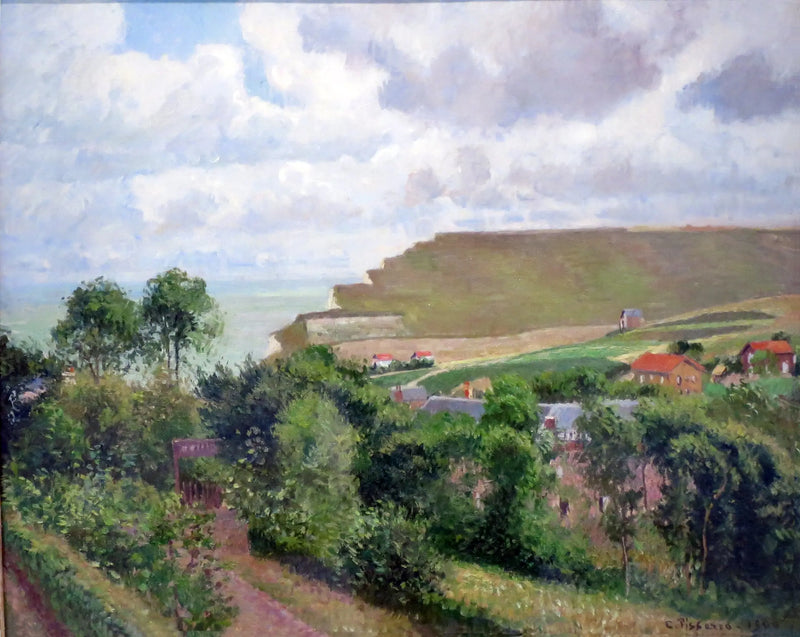 Bernevalin näkymä - Camille Pissarro