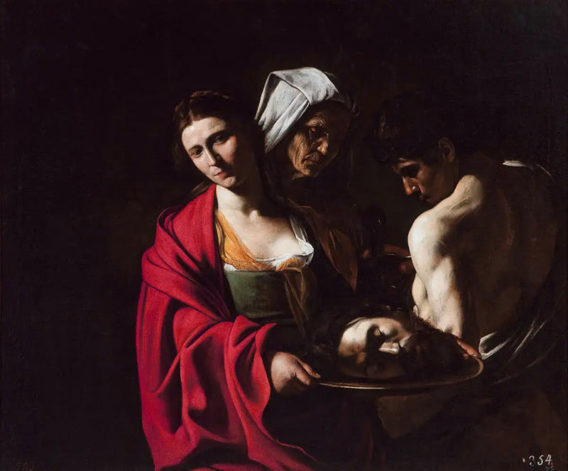 Salome pyhän Johannes Kastajan pään kanssa - Caravaggio