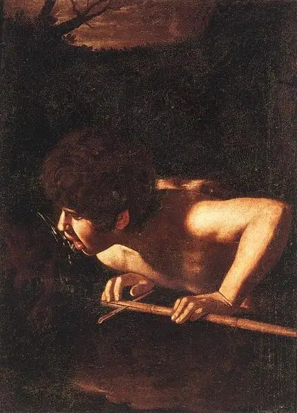 Pyhä Johannes Kastaja lähteellä - Caravaggio