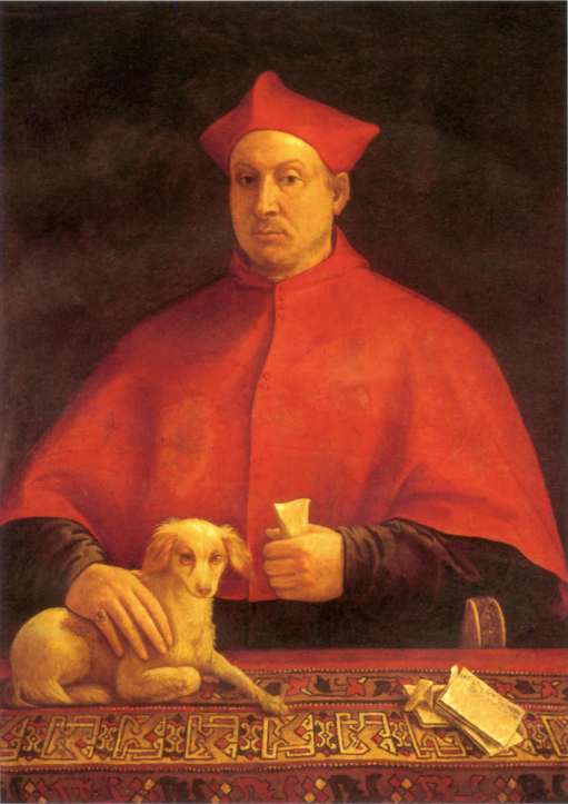 Cardinaali Pompeo Colonnan (1479-1532) muotokuva - Sebastiano del Piombo