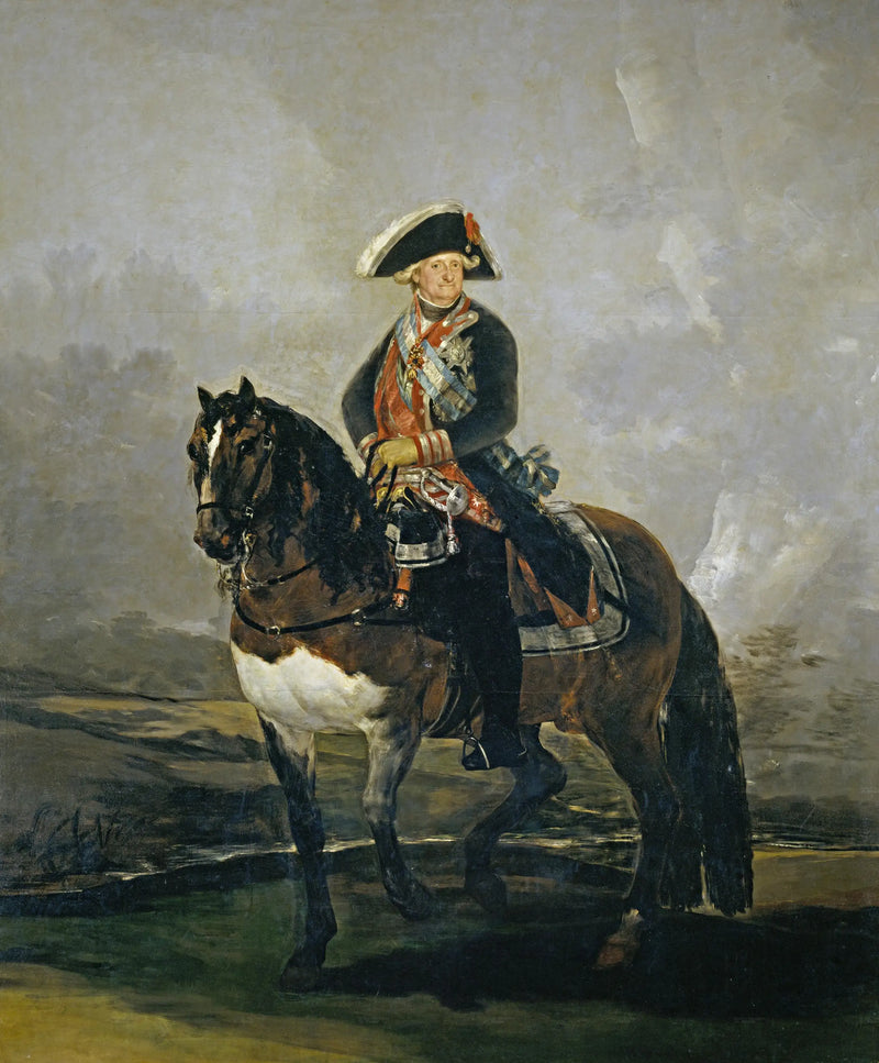 Charles IV ratsastamassa - Francisco de Goya
