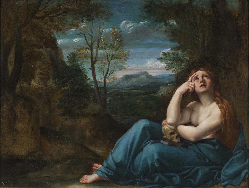 Marie-Madeleine dans un paysage - Annibale Carracci