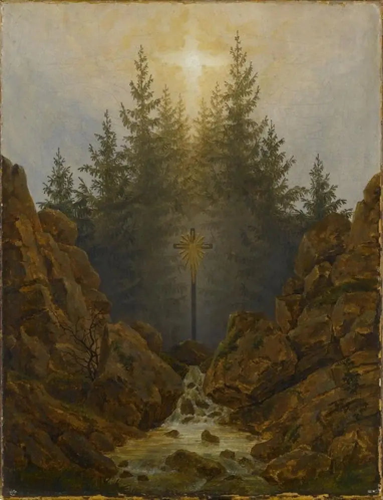 Risti metsässä - Caspar David Friedrich