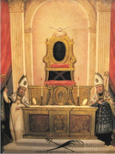 La Chaire de saint Pierre à Rome - Damián Domingo