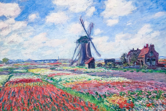 Tulppaanipellot Hollannissa – Claude Monet (1886)