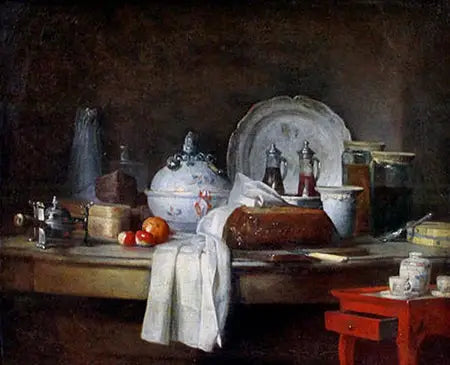 Toimistopöytä - Jean Siméon Chardin