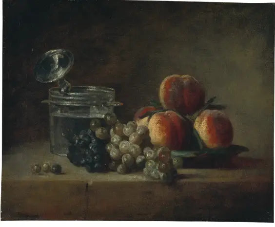 Still life with a peach platter - Jean Siméon Chardin