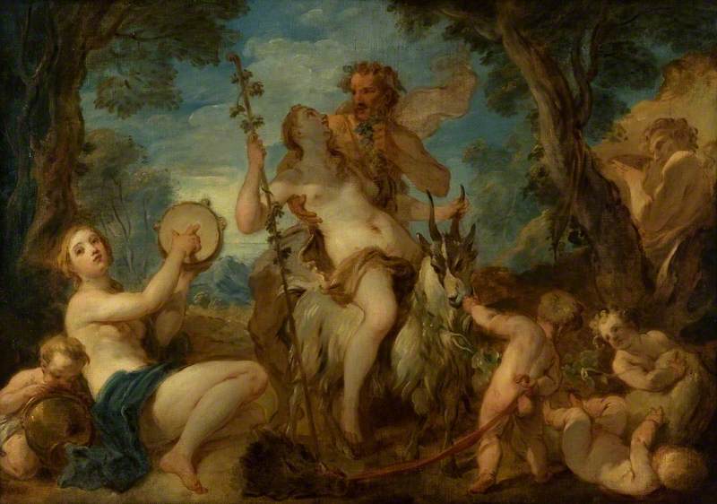 Bacchantes et Satyres - Charles-Joseph Natoire