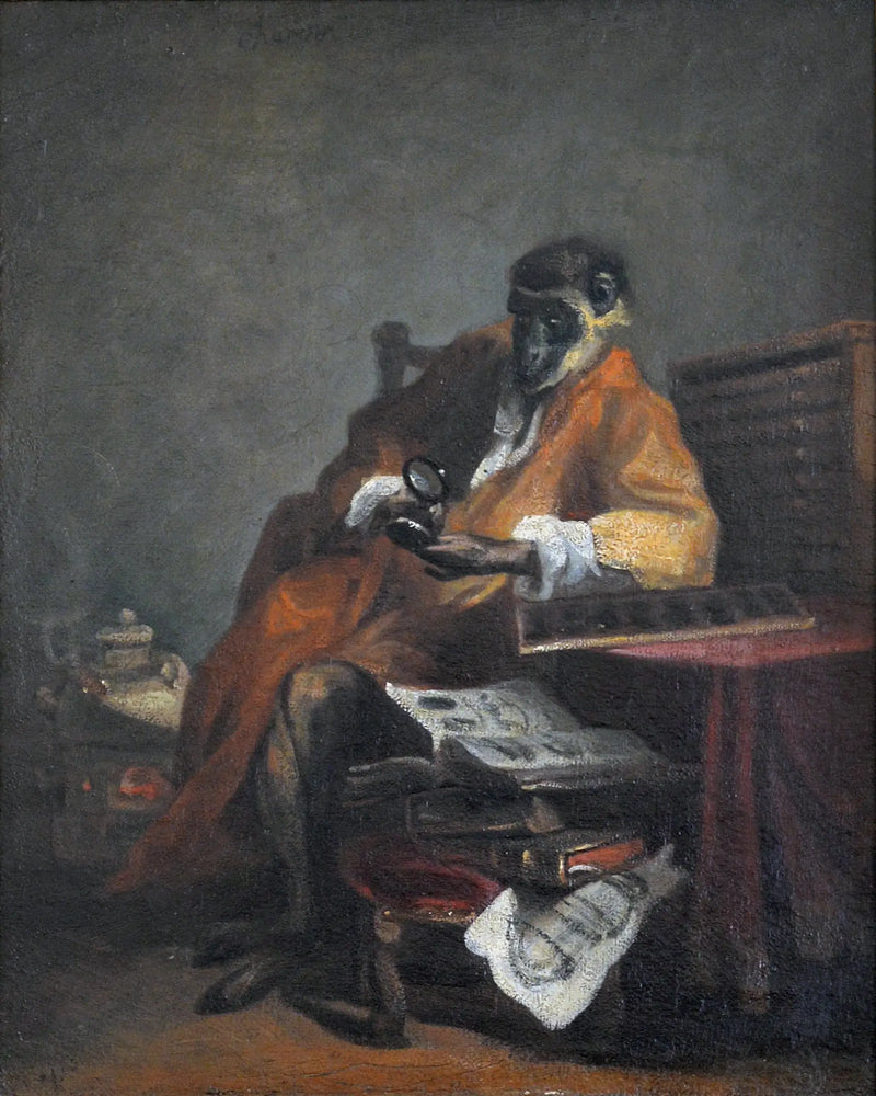Le Singe antiikki - Jean Siméon Chardin