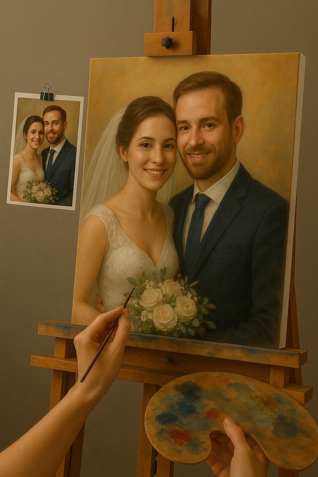 💍 Räätälöitävä häämaalaus