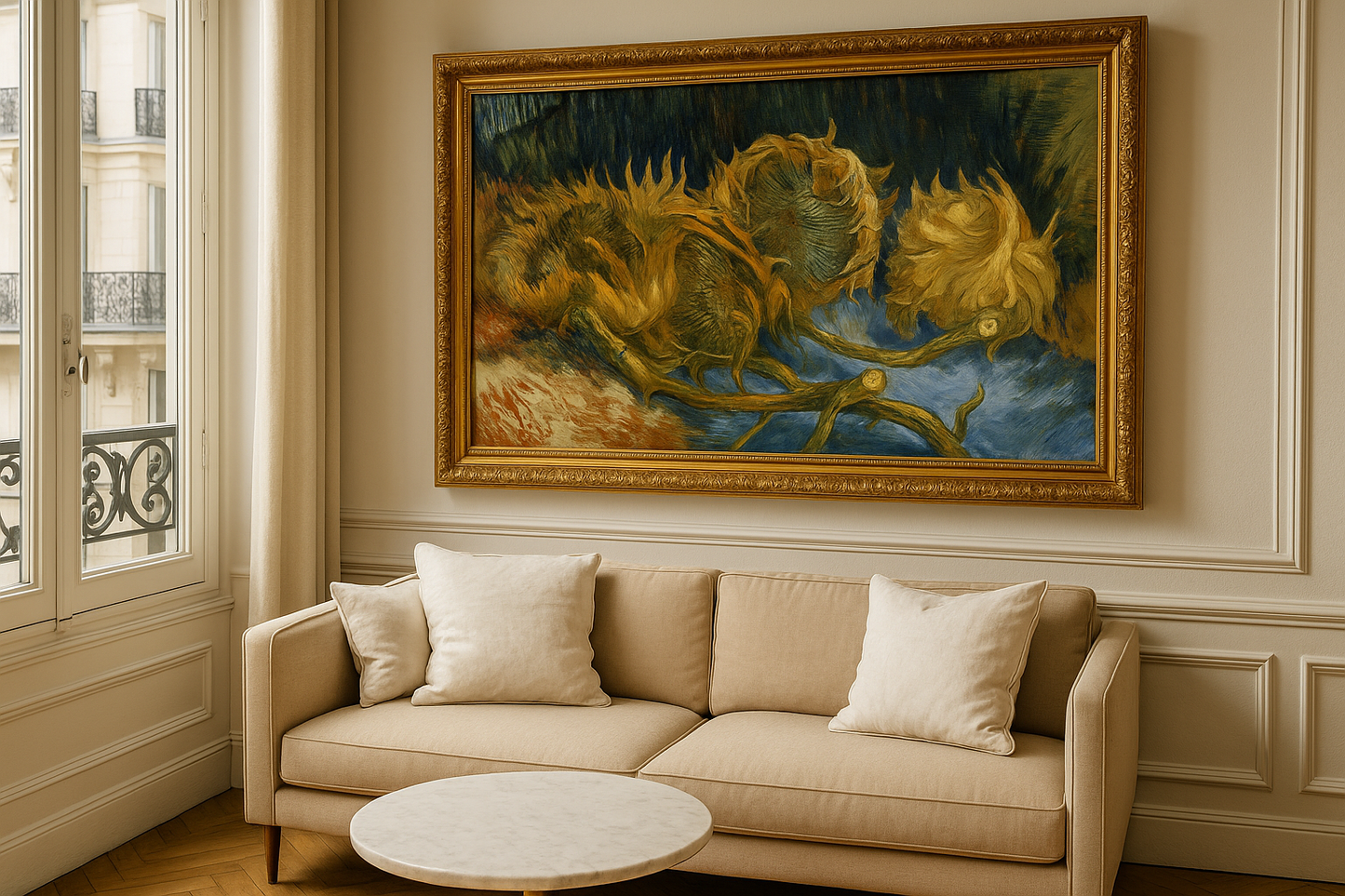🌻 Neljä kuihtunutta auringonkukkaa – Vincent van Gogh (1887)