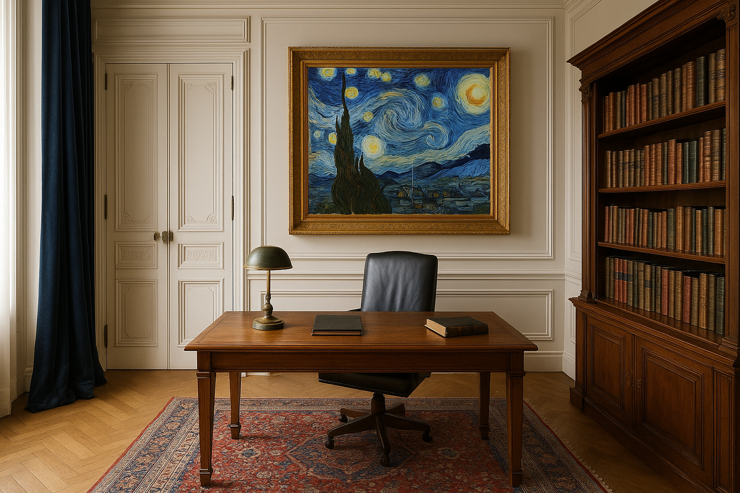 🌌 Tähtitaivas – Vincent van Gogh (1889)