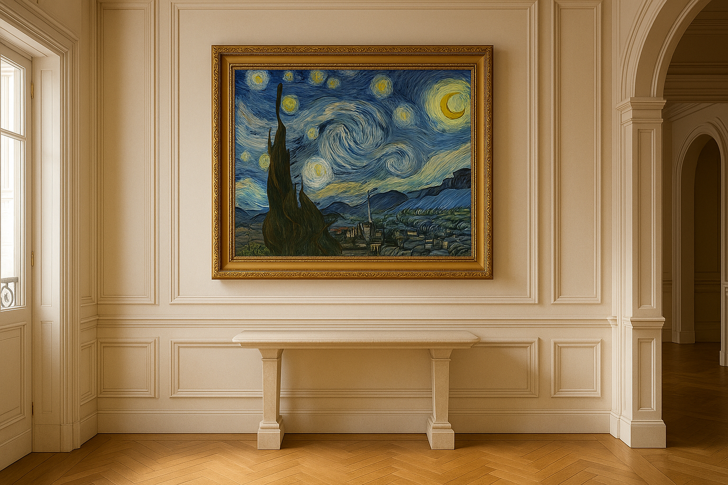 🌌 Tähtitaivas – Vincent van Gogh (1889)