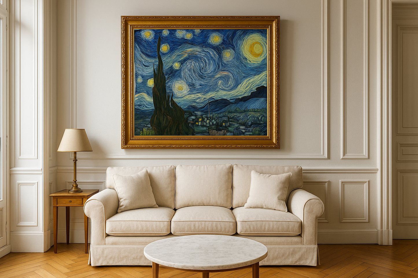 🌌 Tähtitaivas – Vincent van Gogh (1889)