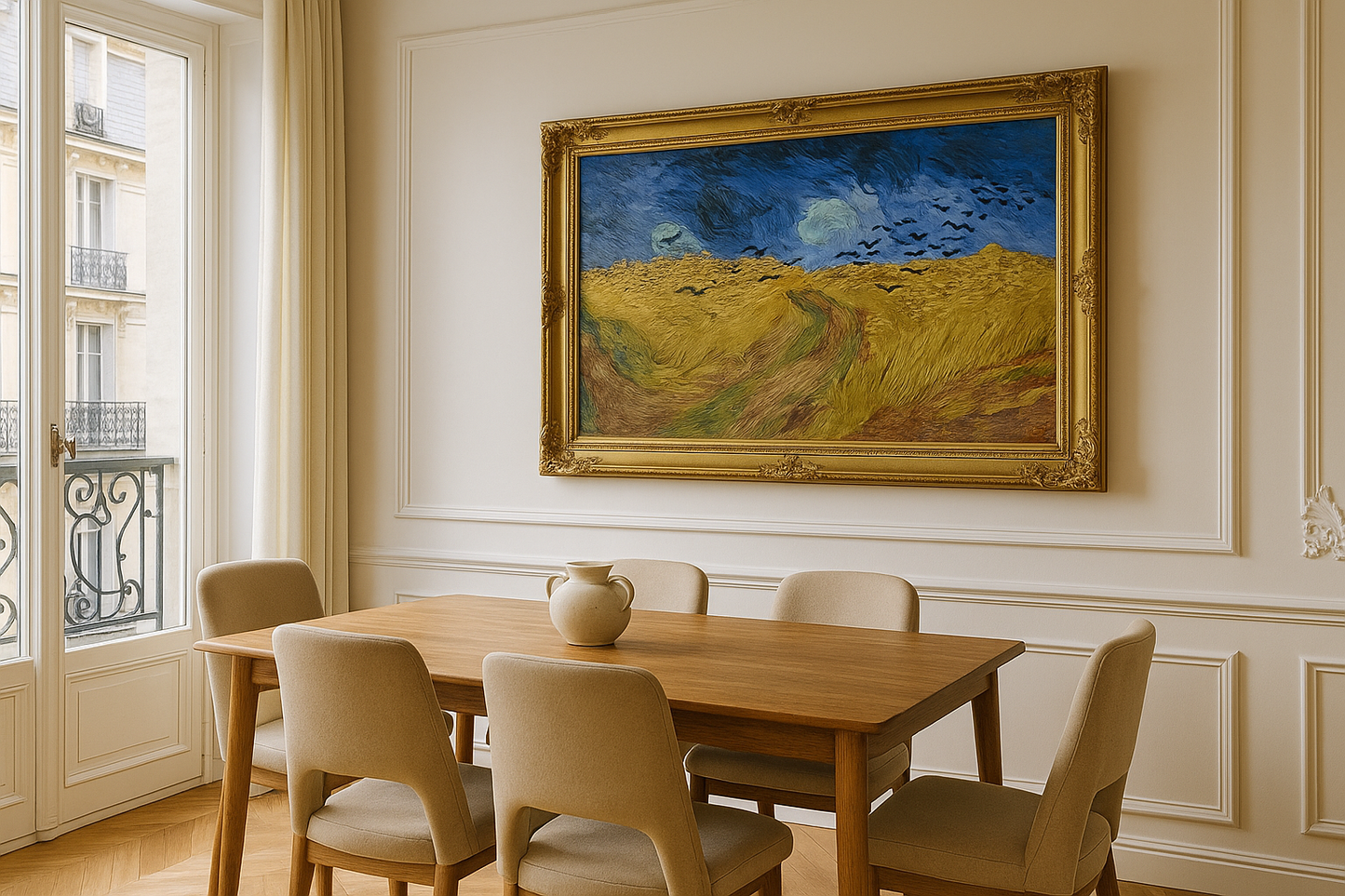 🖼️ Korppien viljapelto – Vincent van Gogh (1890)