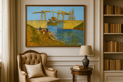Langloisin silta Arlesissa pesijöiden luona – Vincent van Gogh (1888)