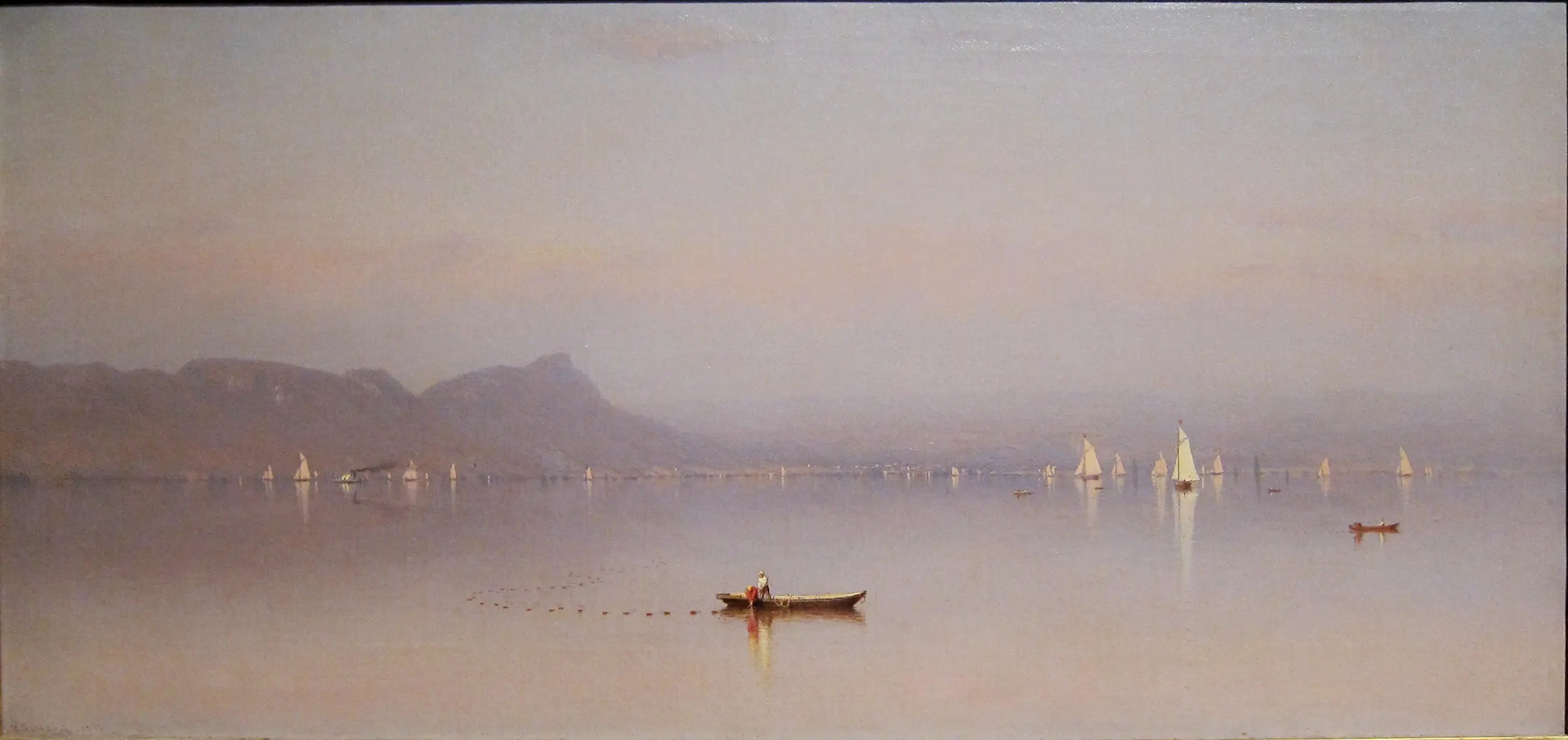 Matinée dans l’Hudson baie Haverstraw - Sanford Robinson Gifford - Alpha Reproduction