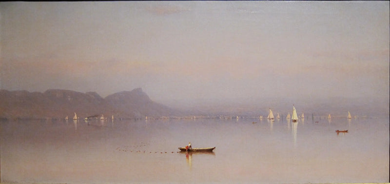 Matinea Hudson-joen rannalla, Haverstraw Bay - Sanford Robinson Gifford