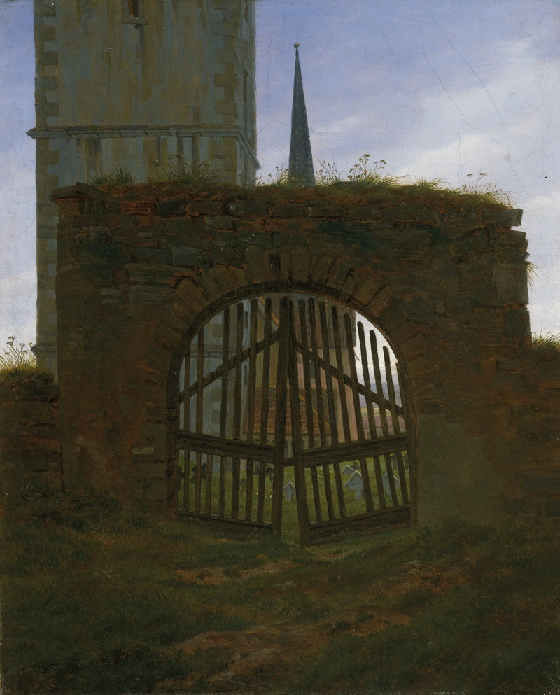 Hautausmaan portti - Caspar David Friedrich