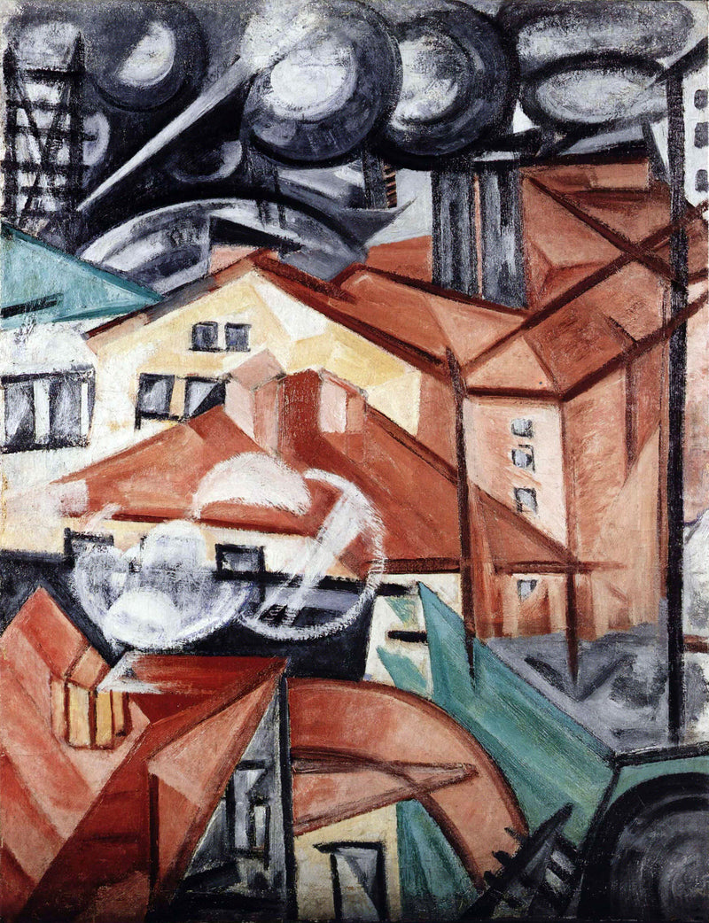 paysage urbain - Olga Rozanova