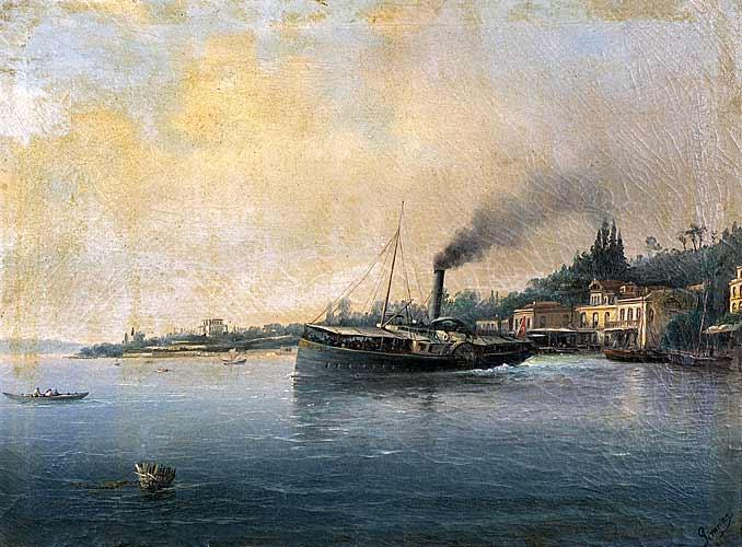 Vapeur sur le Bosphore - Mıgırdiç Civanyan