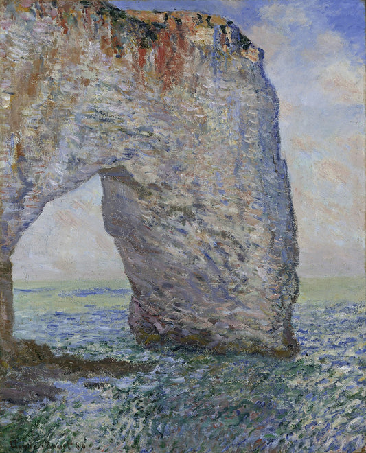 🌊 La Manneporte lähellä Étretatia – Claude Monet (noin 1883–1886
