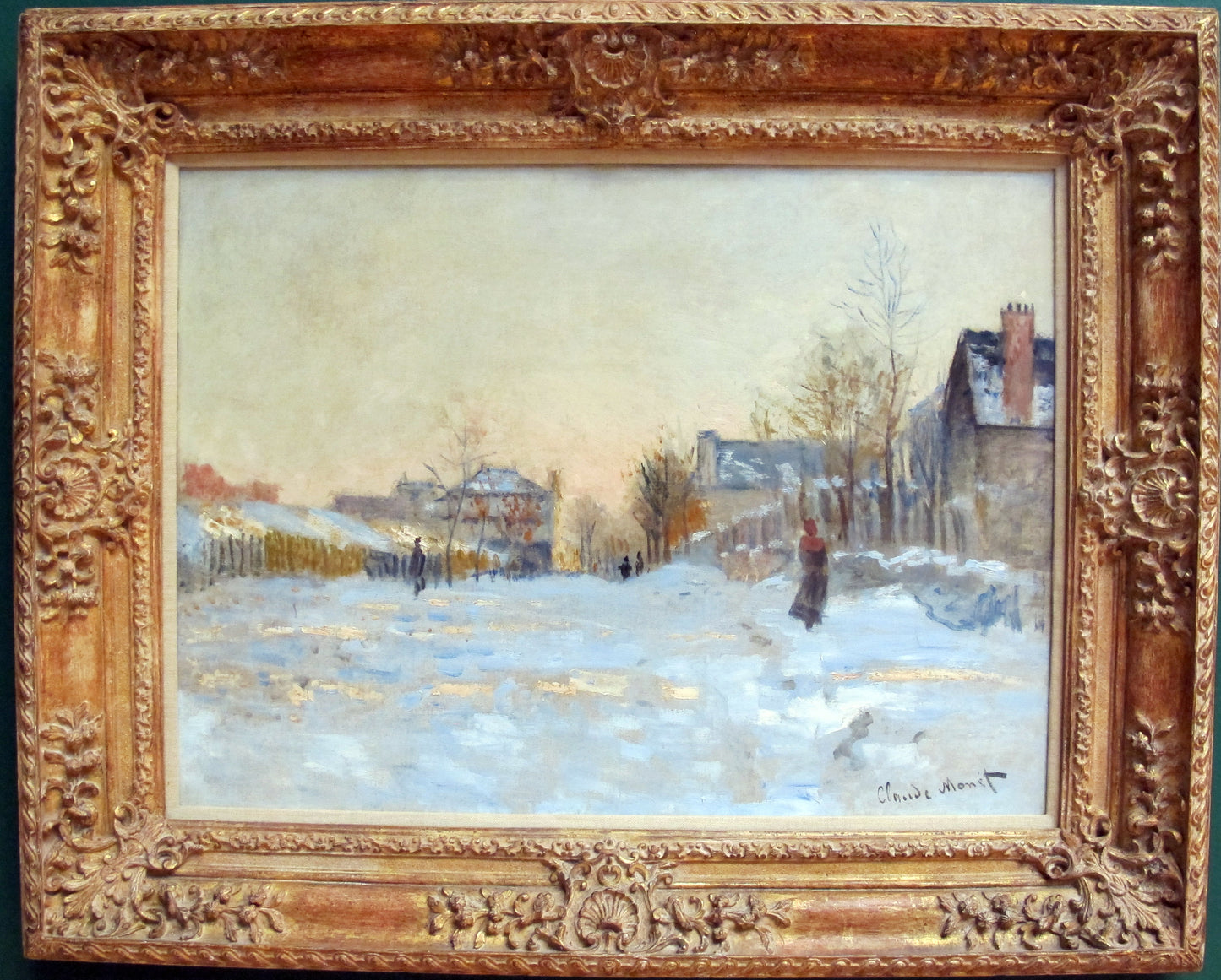 Reproduction du tableau « La Neige à Argenteuil - Claude Monet » par Alpha Reproduction en peinture à l’huile