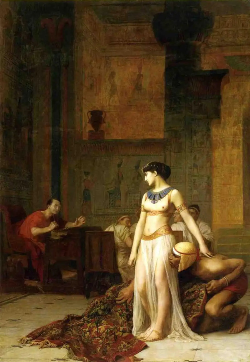 Kleopatra ja Ceasar - Jean-Léon Gérôme