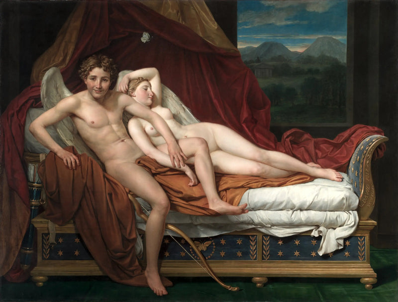 Rakkaus ja Psykhe - Jacques-Louis David