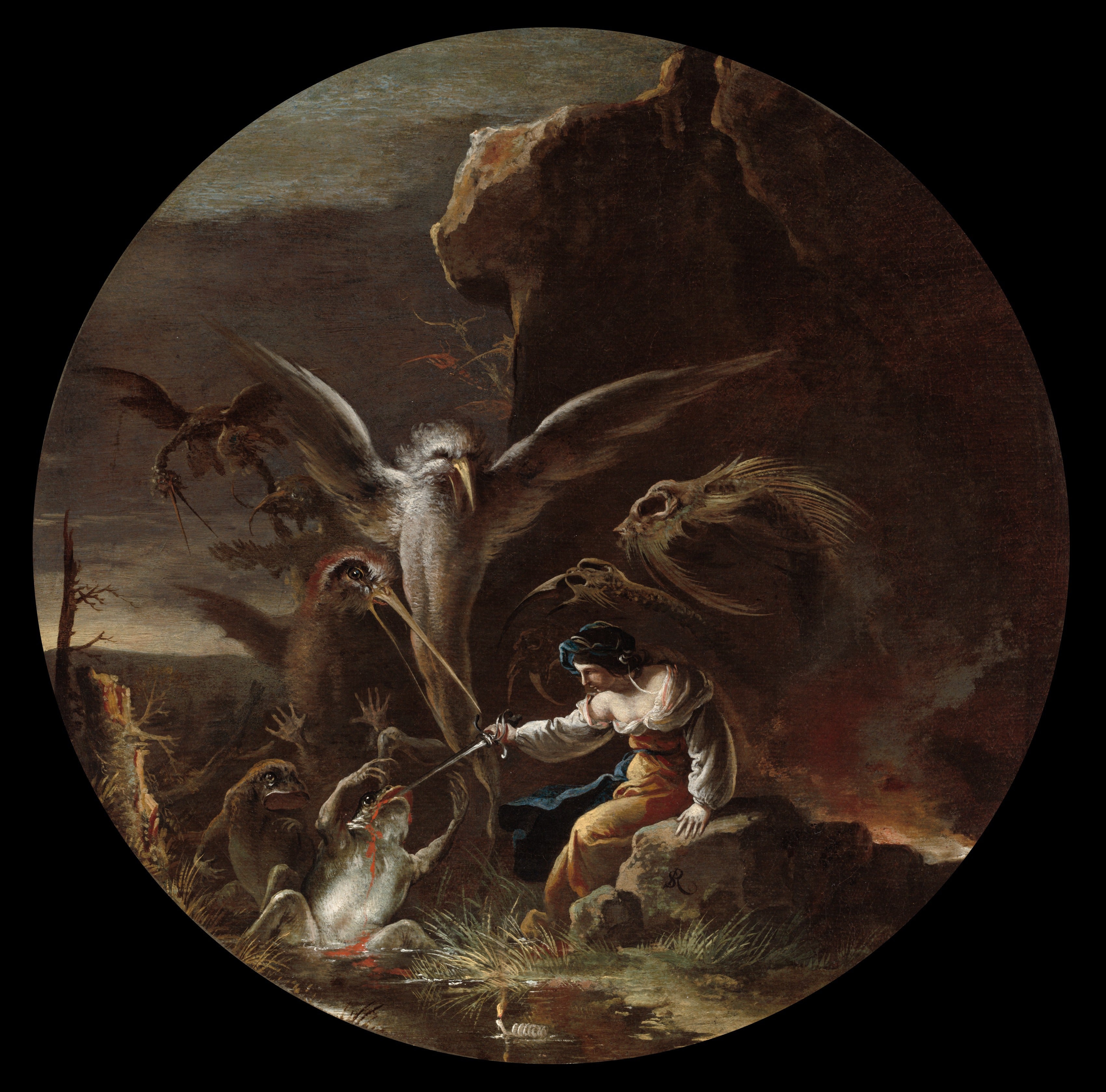 Scènes de sorcellerie : Matin - Salvator Rosa