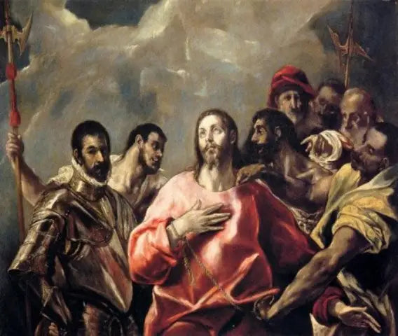 Jeesus riisuttuna vaatteistaan - El Greco