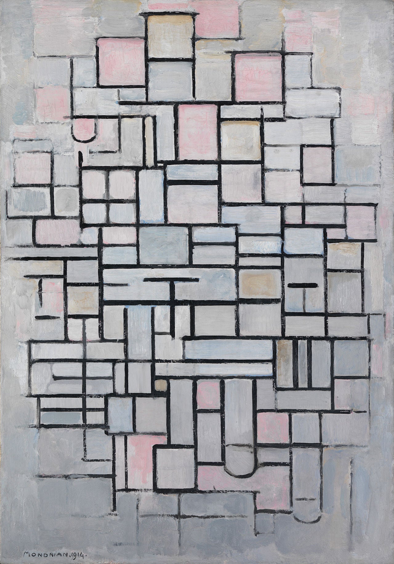 Koostumus n°IV - Piet Mondrian