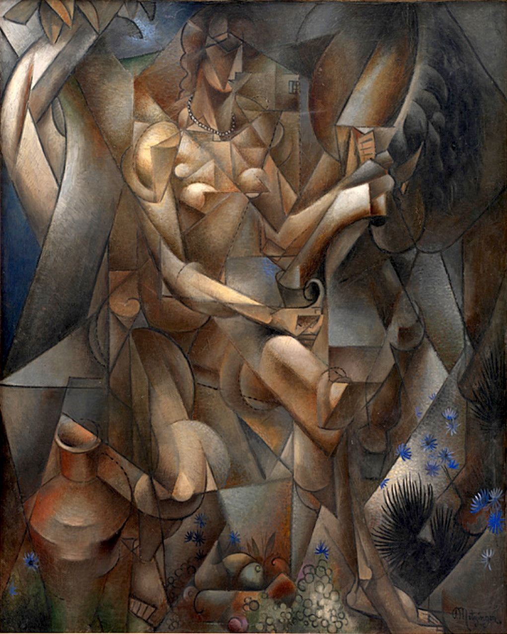 Sommitelma teokselle "La Femme au cheval" – Albert Gleizes (1911–1912)