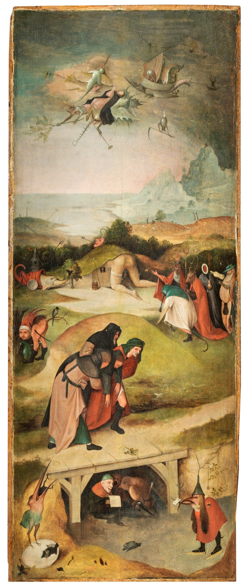 Pyhän Antonin kiusaus. - Hieronymus Bosch