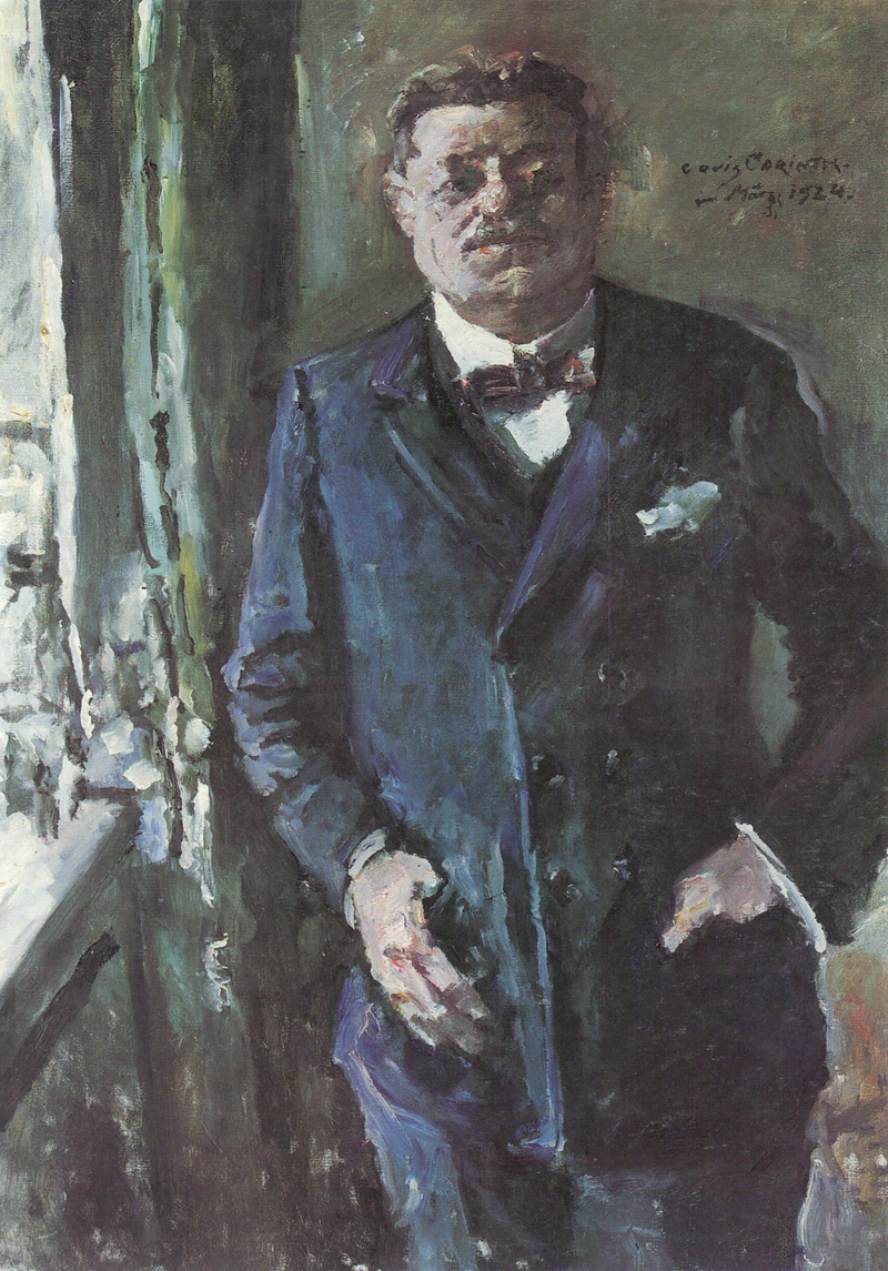 Valtakunnan presidentin Friedrich Ebertin muotokuva - Lovis Corinth
