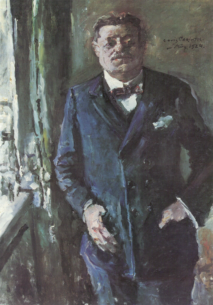 Valtakunnan presidentin Friedrich Ebertin muotokuva - Lovis Corinth