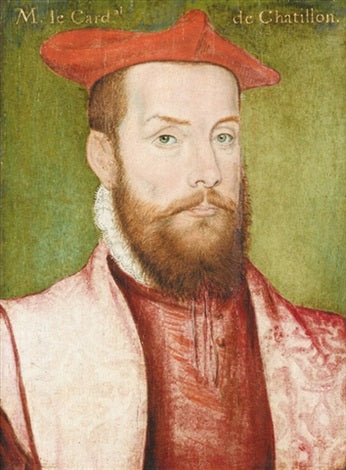 Portrait d'Odet de Coligny, cardinal de Châtillon - Corneille de Lyon