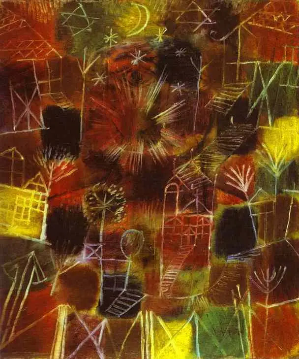 Kosminen sävellys - Paul Klee