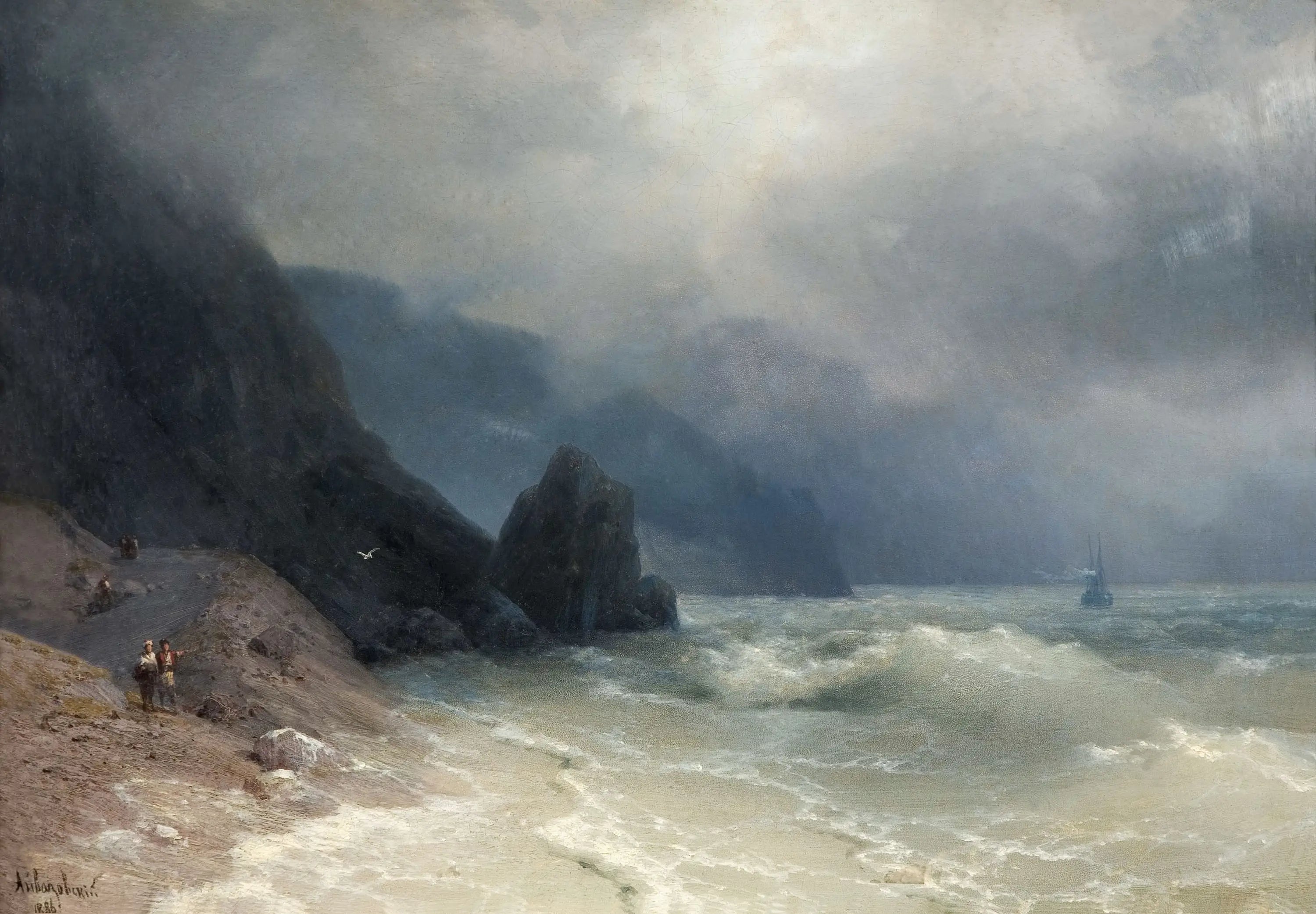 Côte - Ivan Aïvazovski - Alpha Reproduction