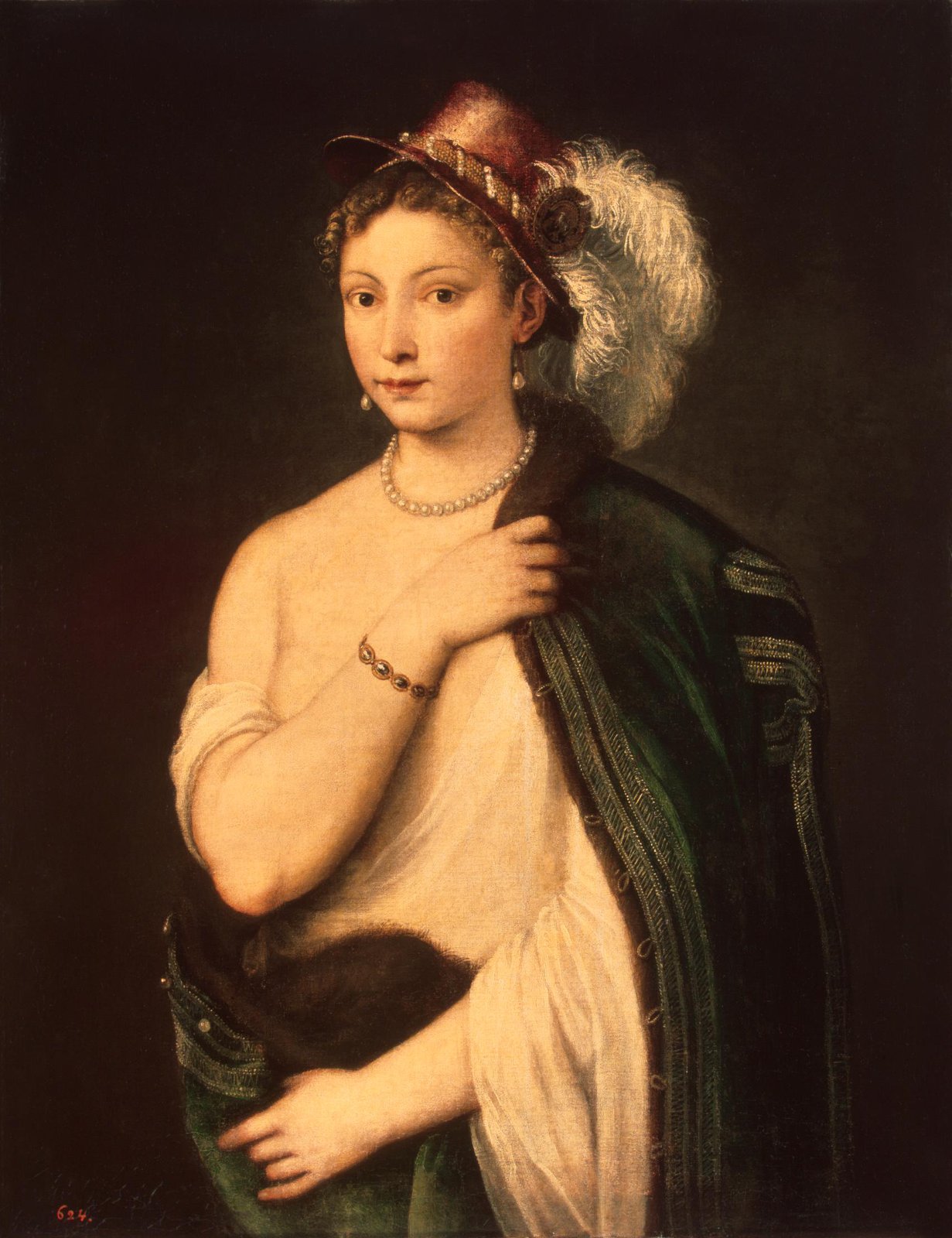 Portrait d'une jeune femme - Titian