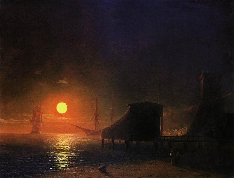 Feodosia. Nuit de lune - Ivan Aïvazovski