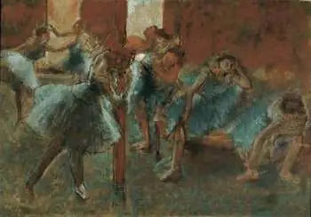 Tanssijat harjoituksessa - Edgar Degas